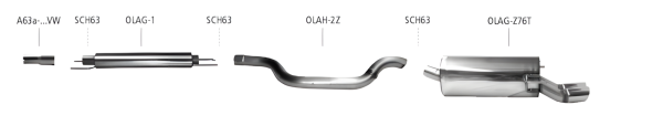 Bastuck Exhaust System - Opel Zafira II