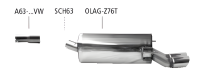 Bastuck Sport Exhaust - Opel Zafira II