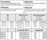 Bastuck Sport Exhaust - Peugeot 208 Diesel HDI