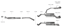 Bastuck Exhaust System - Peugeot RCZ Petrol