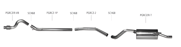 Bastuck Exhaust System - Peugeot RCZ R