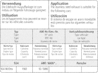Bastuck Exhaust System - 76-85 Porsche 924 2.0
