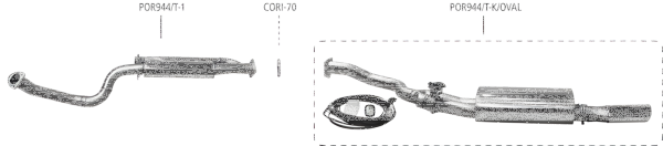 Bastuck Exhaust System - 88-91 Porsche 944 Turbo/ Turbo S