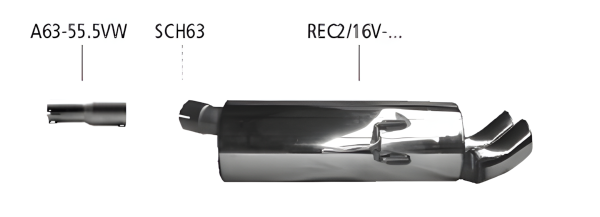 Bastuck Sport Exhaust - Renault Clio 2 2.0 16V