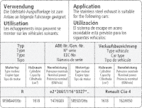 Bastuck Komplettanlage - Renault Clio 4 RS