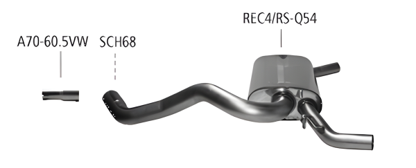 Bastuck Sport Exhaust - Renault Clio 4 RS