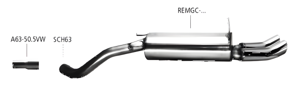 Bastuck Sport Exhaust - Renault Megane 1 Coach-Coupé