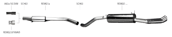 Bastuck Exhaust System - Renault Megane 1 Grandtour (Estate)