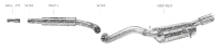 Bastuck Exhaust System - Seat Arosa - central tailpipe