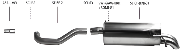 Bastuck Sportauspuff - 17+ Seat Ibiza 6F (KJ) Typ FR
