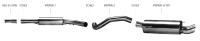 Bastuck Exhaust System - 93-02 Seat Ibiza 6K Cupra Turbo