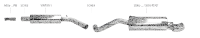 Bastuck Exhaust System - 02-08 Seat Ibiza 6L (incl. FR/...