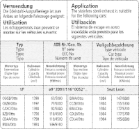 Bastuck Komplettanlage - 05+ Seat Leon 1P Turbo inkl. Cupra