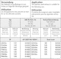 Bastuck Sport Exhaust - Seat Leon 5F 1.0T/ 1.2T/ 1.4T