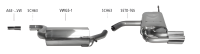 Bastuck Exhaust System - 04-09 Seat Toledo 5P (w/o...