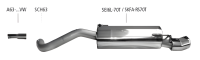 Bastuck Sport Exhaust - Skoda Fabia 6Y incl. RS