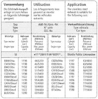 Bastuck Exhaust System - Skoda Fabia 5J