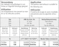 Bastuck Exhaust System - Skoda Fabia 5J RS