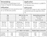 Bastuck Sport Exhaust - Skoda Fabia 5J RS