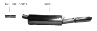 Bastuck Sport Exhaust - Skoda Octavia 1 incl. RS
