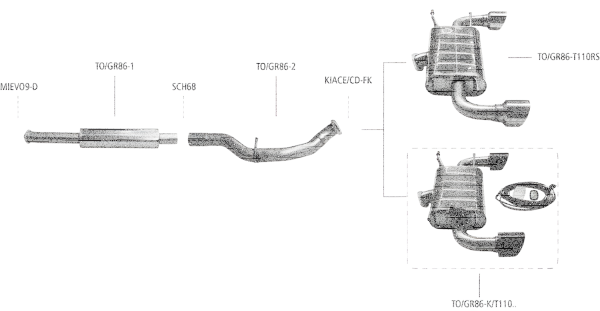 Bastuck Exhaust System - 22+ Subaru BRZ