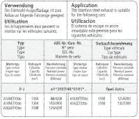 Bastuck Komplettanlage - Opel Astra J Turbo Benziner (2...