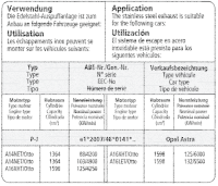 Bastuck Komplettanlage - Opel Astra J Turbo Benziner (3...
