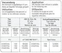 Bastuck Sportauspuff - Opel Astra J Turbo Benziner (3 Schalldämpfer/ ohne Caravan)