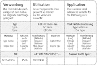 Bastuck Exhaust System - 10+ Suzuki Swift NZ Sport
