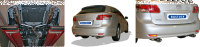 Bastuck Exhaust System LH+RH - 09+ Toyota Avensis T27