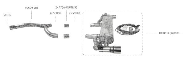 Bastuck Exhaust System - 19+ Toyota GR Supra