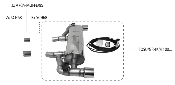Bastuck Sportauspuff - 19+ Toyota GR Supra