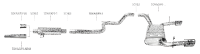 Bastuck Exhaust System - 06+ Toyota Yaris XP9 incl. TS