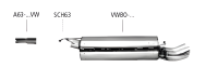 Bastuck Sport Exhaust - VW Bora (incl. Variant)