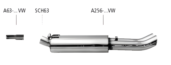 Bastuck Sport Exhaust - VW Corrado