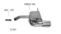 Bastuck Sport Exhaust - VW Eos (incl. Diesel)