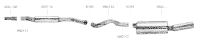 Bastuck Exhaust System - 74-84 VW Golf 1 incl. Convertible