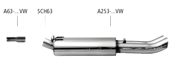 Bastuck Sportauspuff - VW Golf 3 (ohne Synchro)