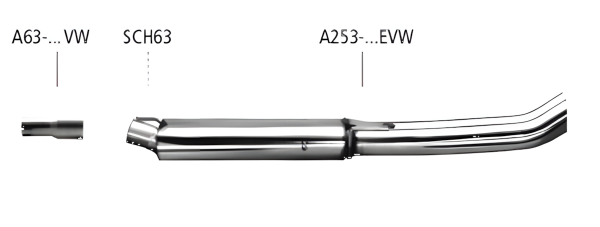 Bastuck Sport Exhaust - VW Golf 3 Variant