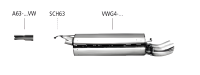 Bastuck Sport Exhaust - VW Golf 4 (w/o Anniversary model...