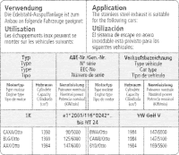 Bastuck Exhaust System - VW Golf 5 GT/ GTI (Turbo)
