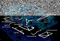 Ultra Racing seitliche Unterbodenstreben 2x 3-Punkt -...