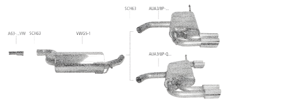 Bastuck Exhaust System - VW Golf 6 (w/o 2.0T)