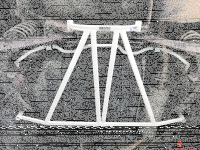 Ultra Racing Strebe hinten unten 4-Punkt - 06-15 Honda...