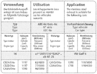 Bastuck Sportauspuff - VW Golf 6 Turbo (ohne GTI)
