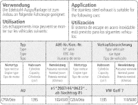 Bastuck Sportauspuff - VW Golf 7 1.4T 103 kW CPTA/ Otto +...