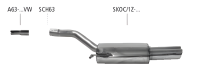 Bastuck Sport Exhaust - VW Jetta 1 KM (w/o Turbo)