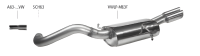 Bastuck Sport Exhaust - VW Lupo 1.4 16V/ GTI