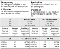 Bastuck Sportauspuff - VW Polo 6C