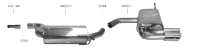 Bastuck Exhaust System - 08+ VW Scirocco 3 Turbo